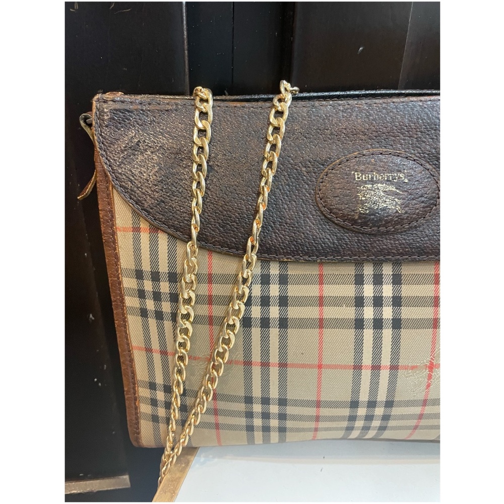 Burberry VIntage Nova Check Clutch Crossbody Shoulder Bag - Picture 5 of 12